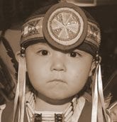 Child in regalia