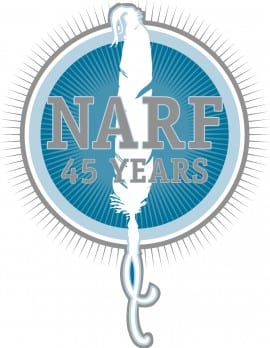 45th Anniversary NARF logo