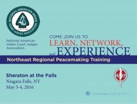 Save the Date Card for Northeast Peacemaking Training