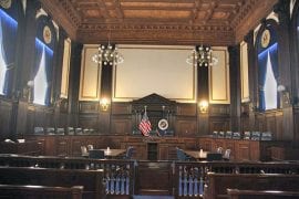 Photo of courtroom