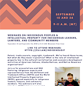 Screenshot of webinar flyer