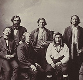 Photo of 1874 Pembina Delegation. Source: National Museum of American Indian